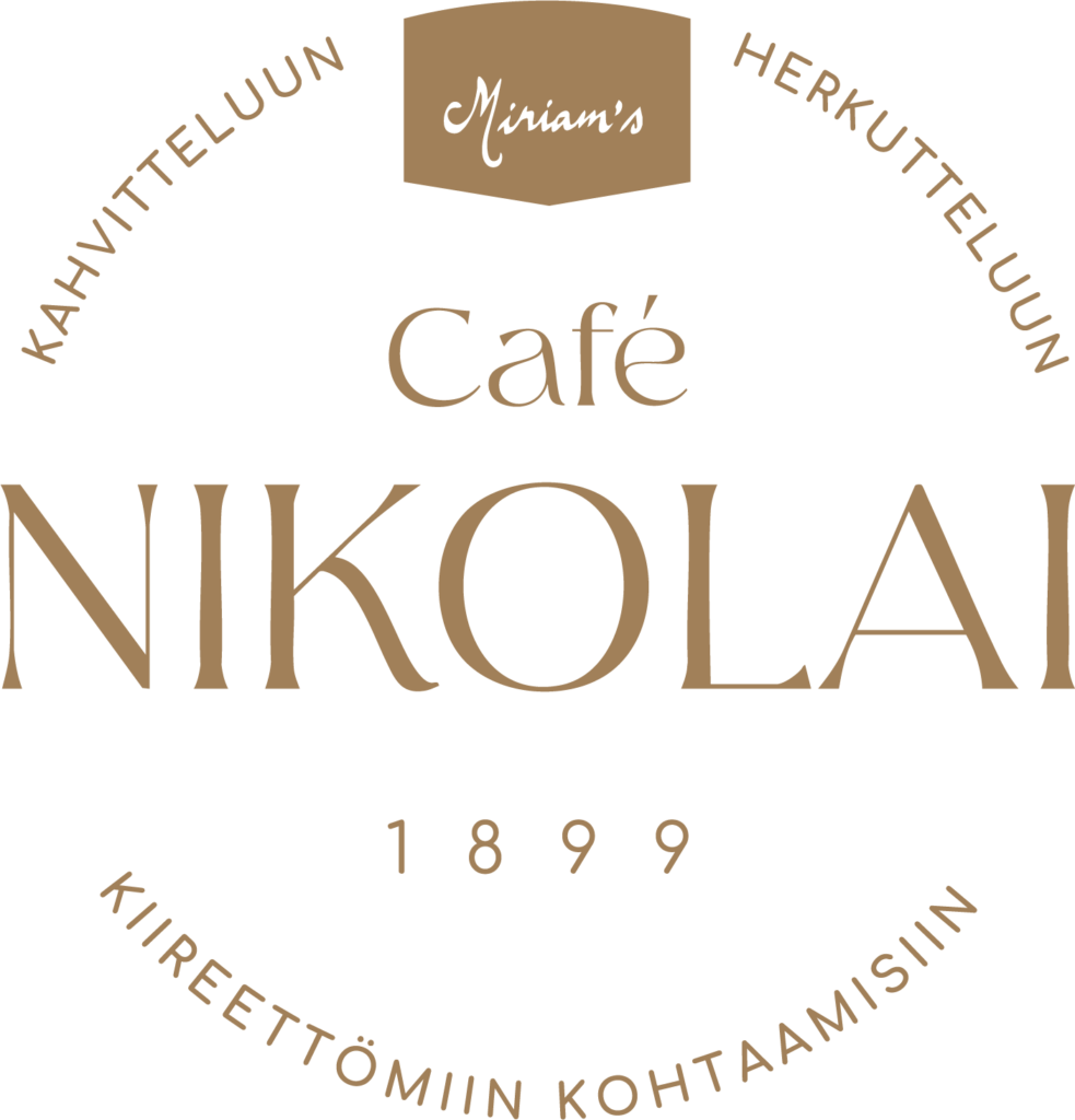 café nikolai logo emblem miriams